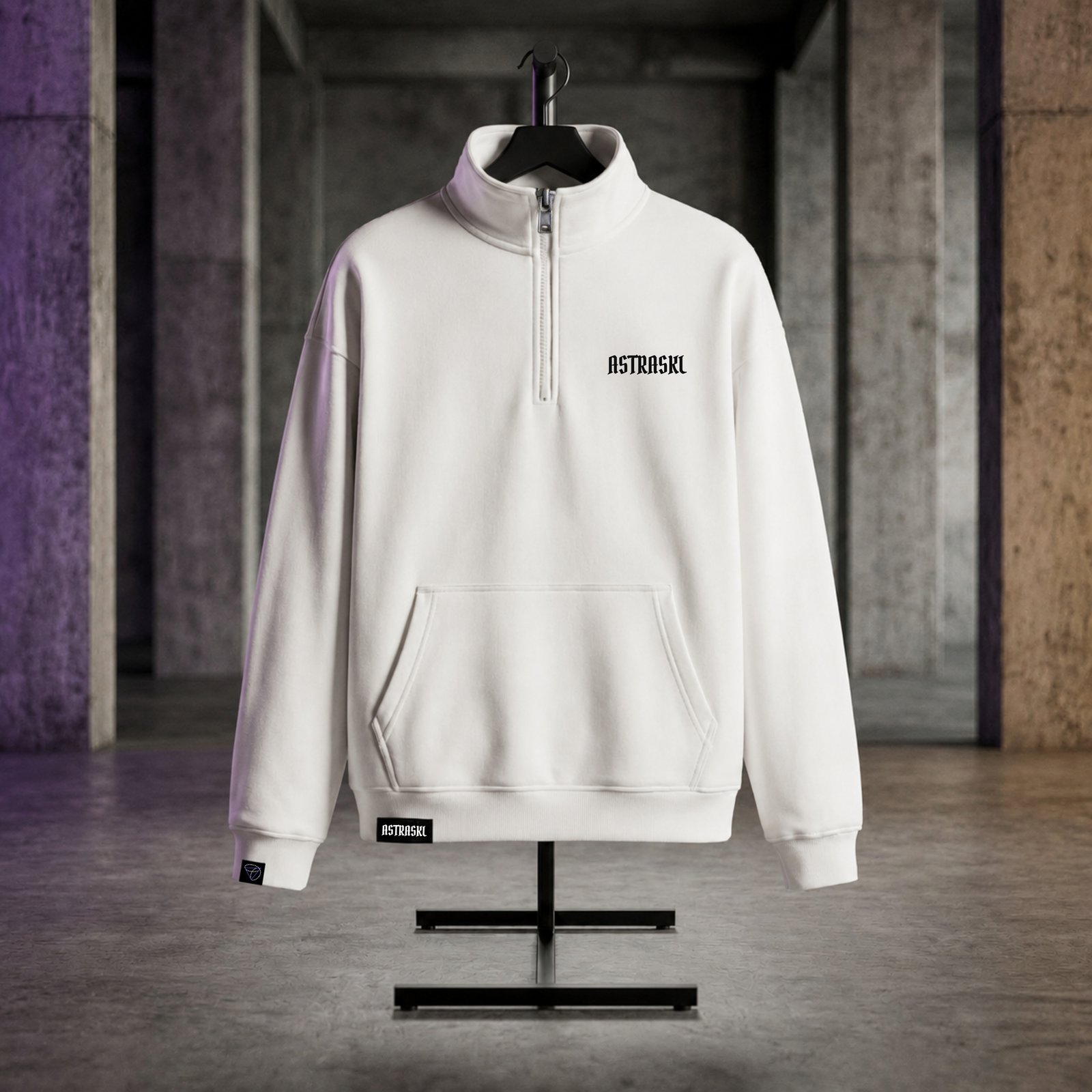 Polarigine Quarter‑Zip – White