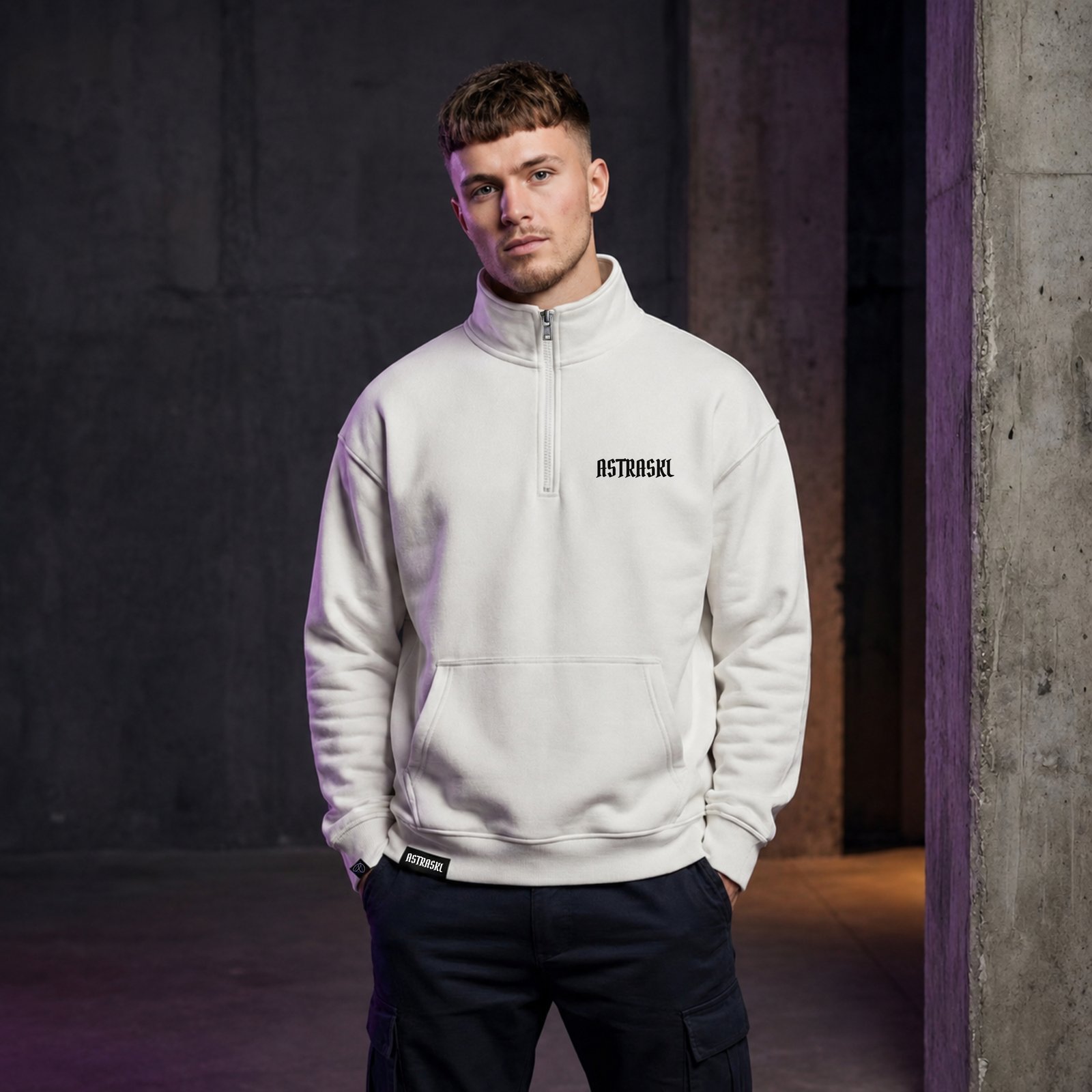 Polarigine Quarter‑Zip – White