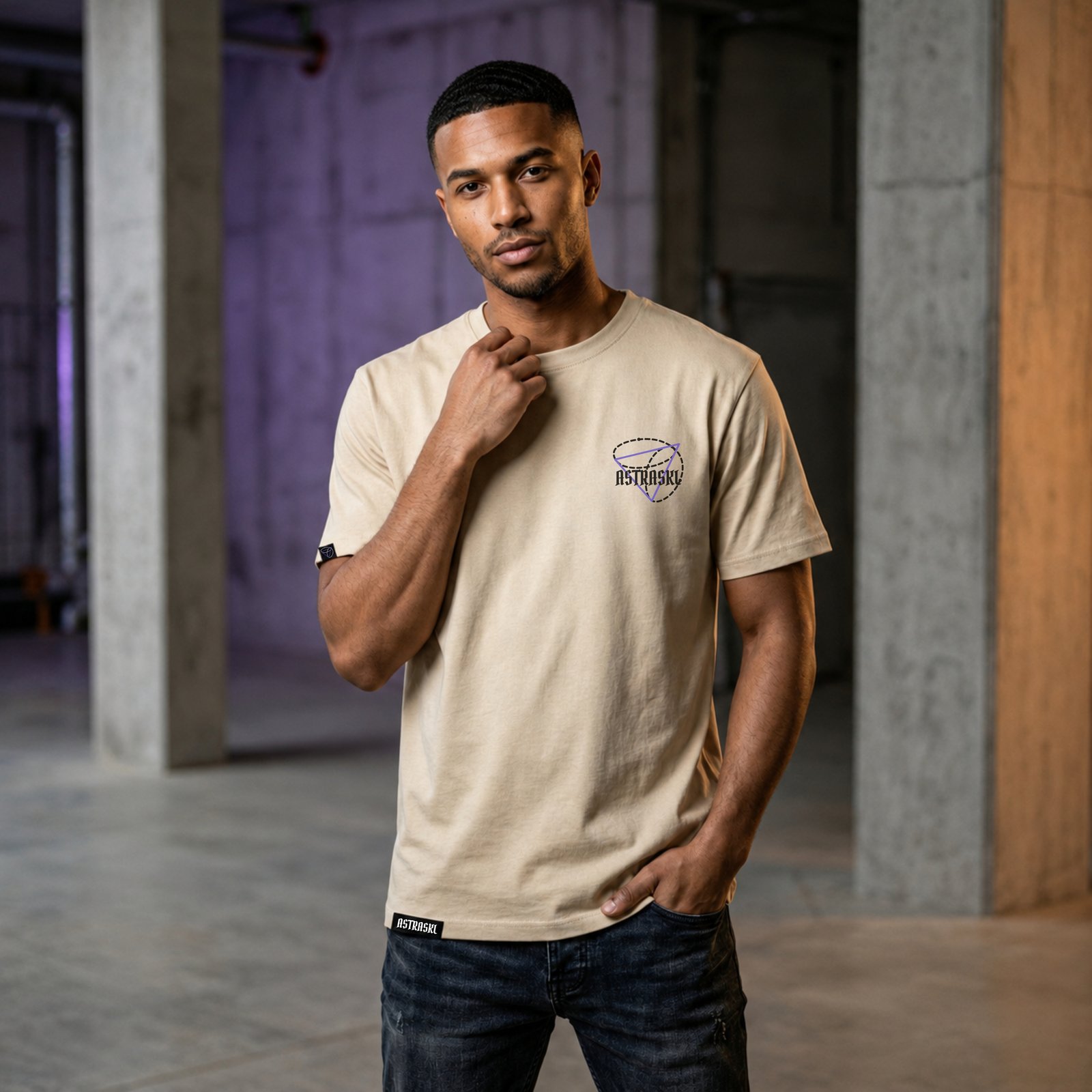 Human Revolution T‑shirt – Beige