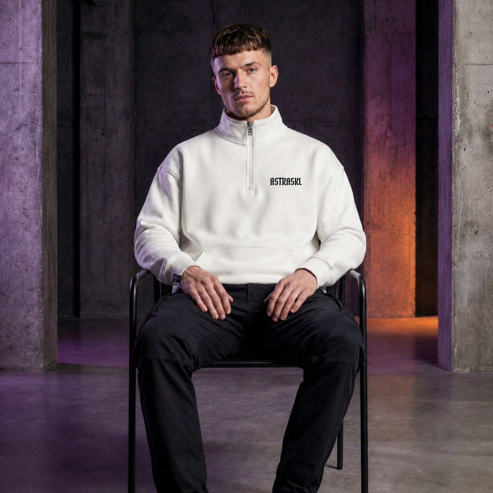 Polarigine Quarter‑Zip – White