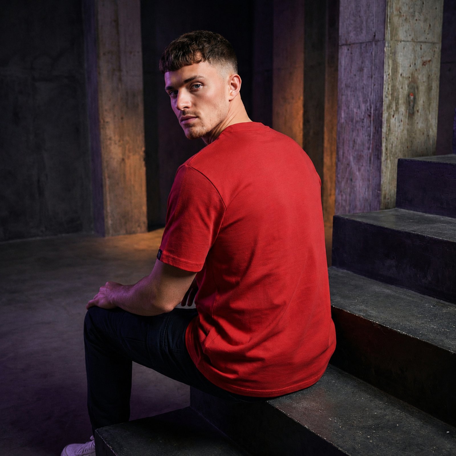 Power-red T‑shirt – Red